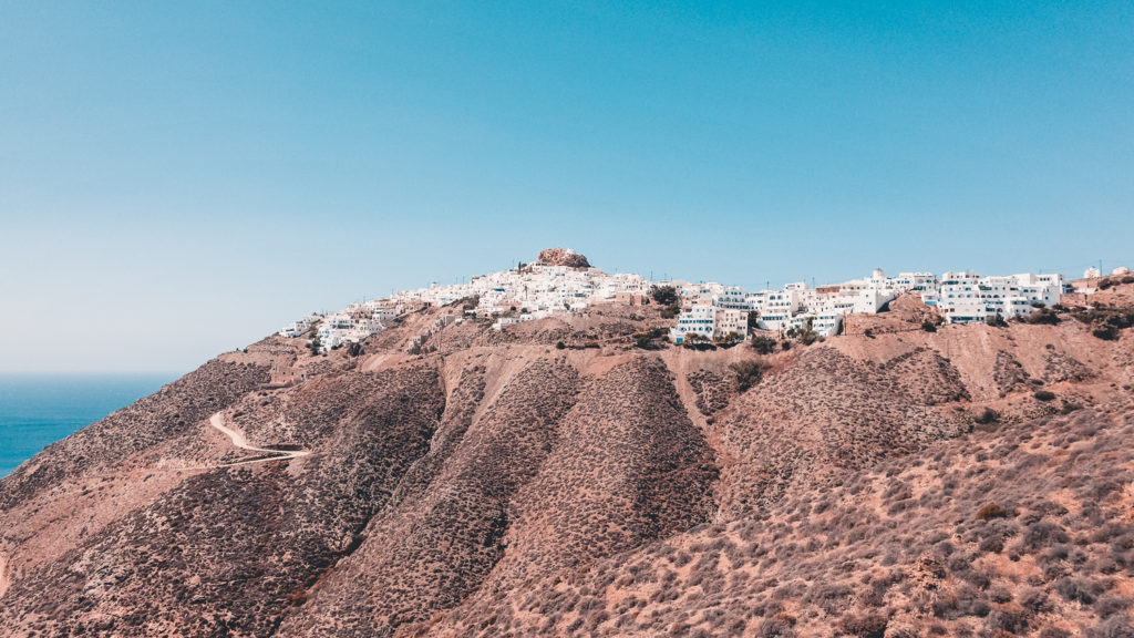 Divine Anafi View of the Chora