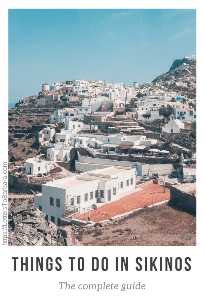 Things to do in Sikinos Pinterest Pin