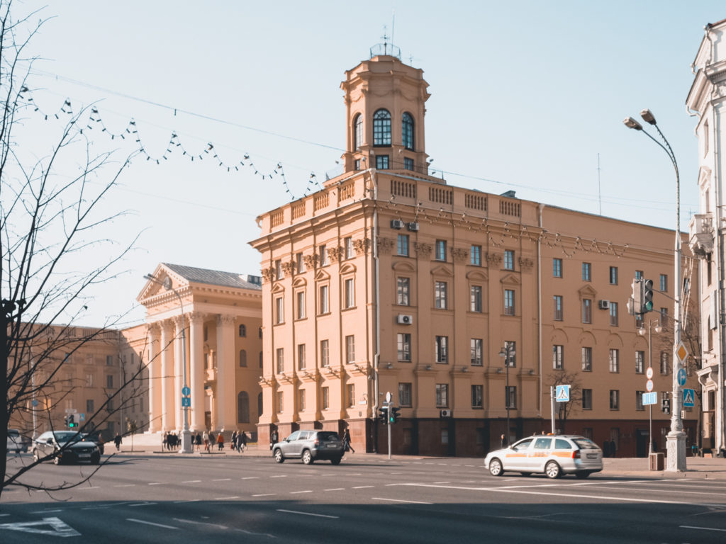 The KGB Headquarters in Minsk