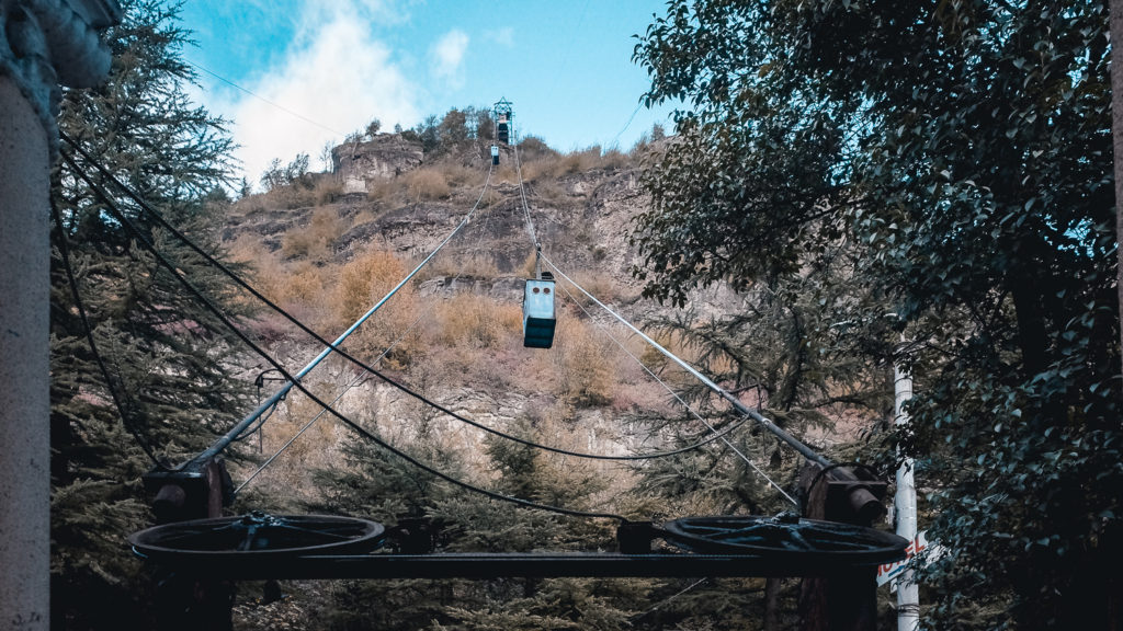 Chiatura cable cars station