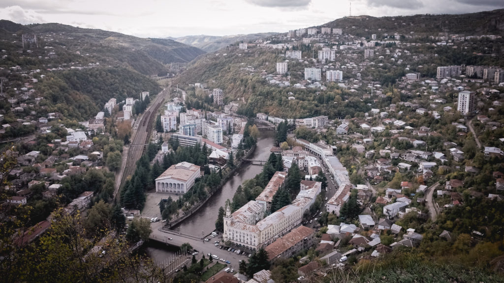 Chiatura view from above