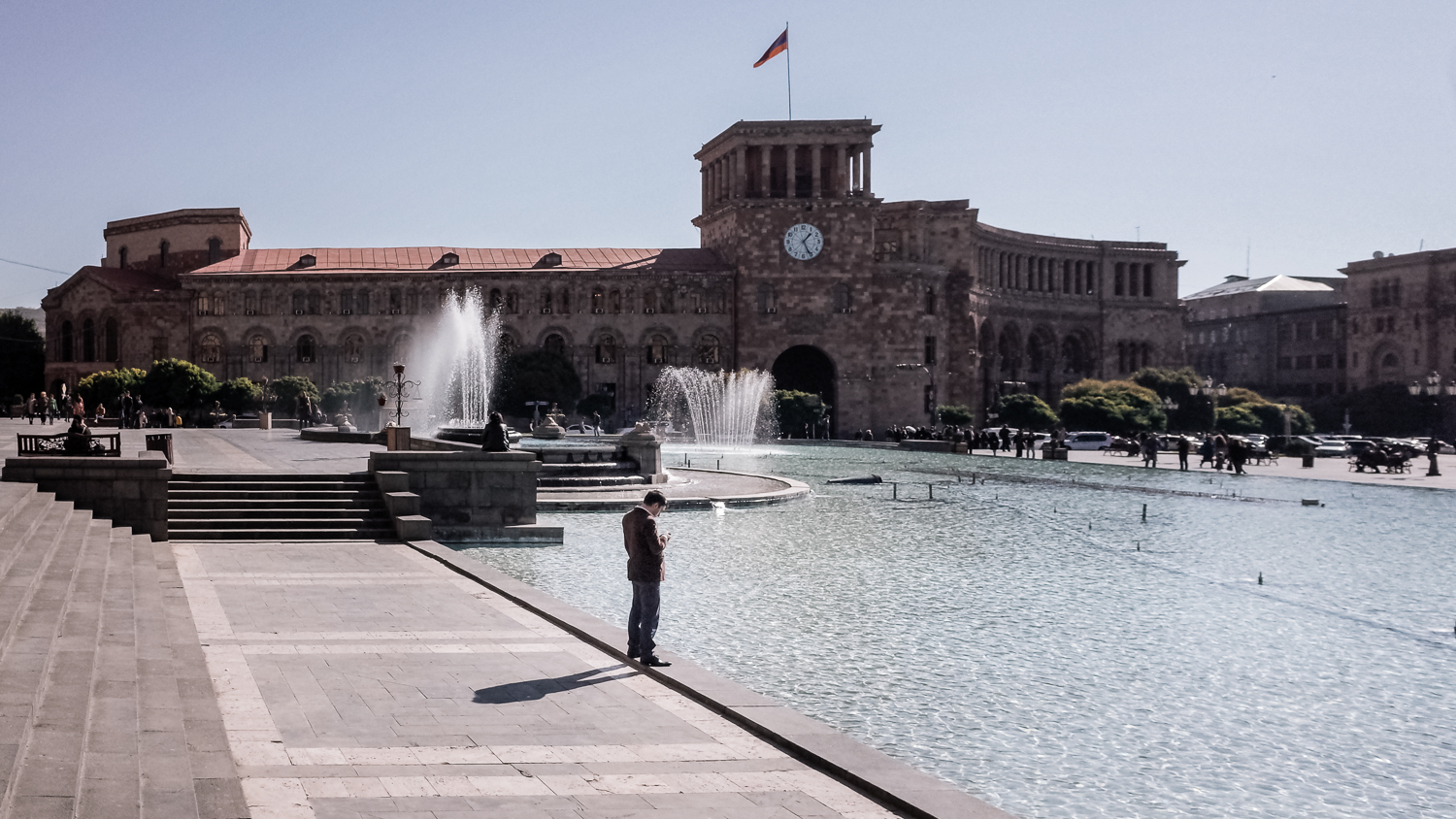 The Republic Square of Yerevan
