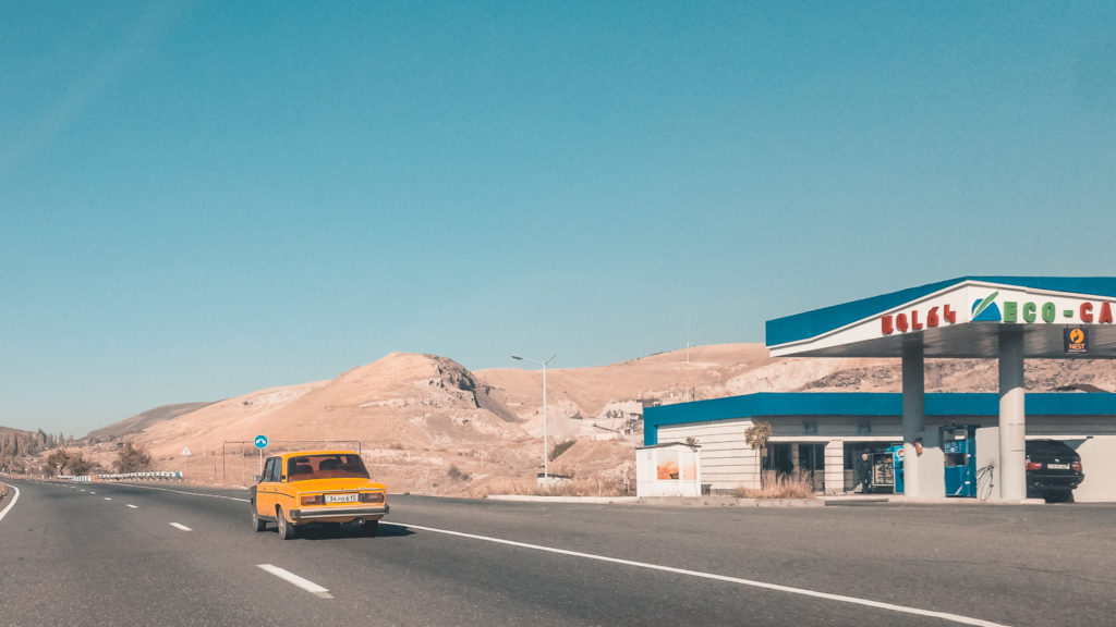 A road in Armenia