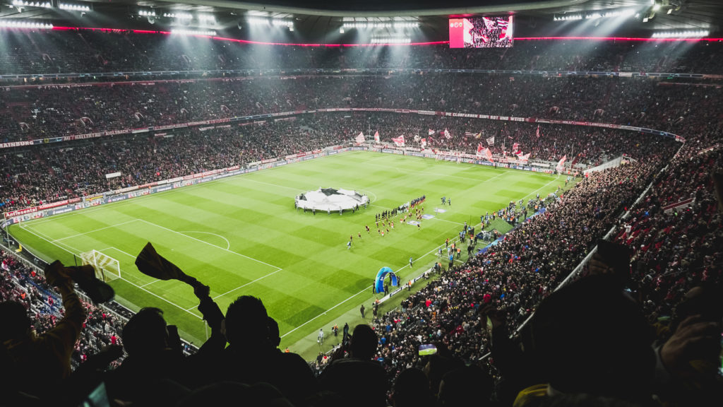 Football match Bayern Munich-AEK Athens