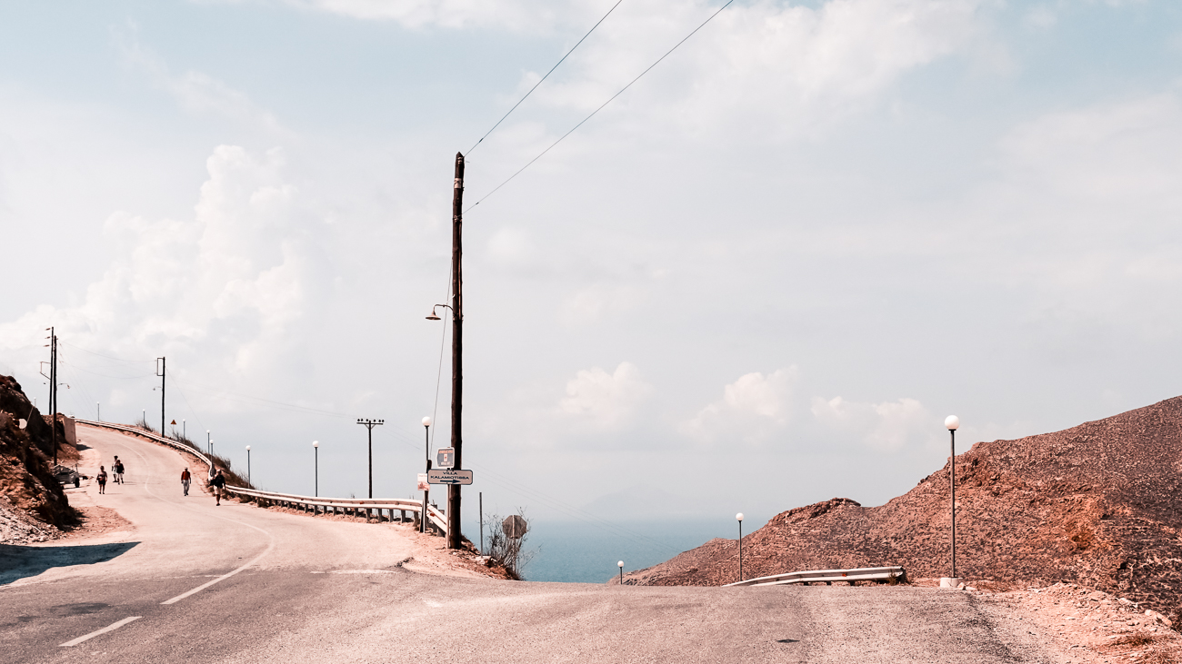 On the road Anafi