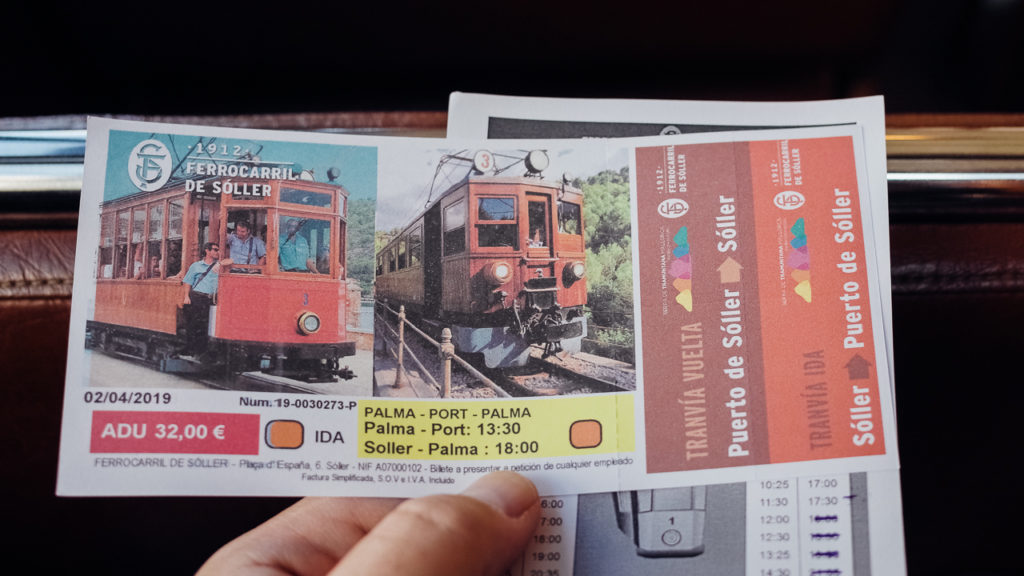 Ticket Tren de Sóller