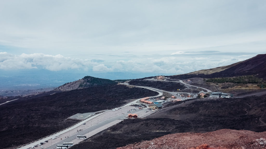 A tour to Mount Etna The Rifugio Sapienza