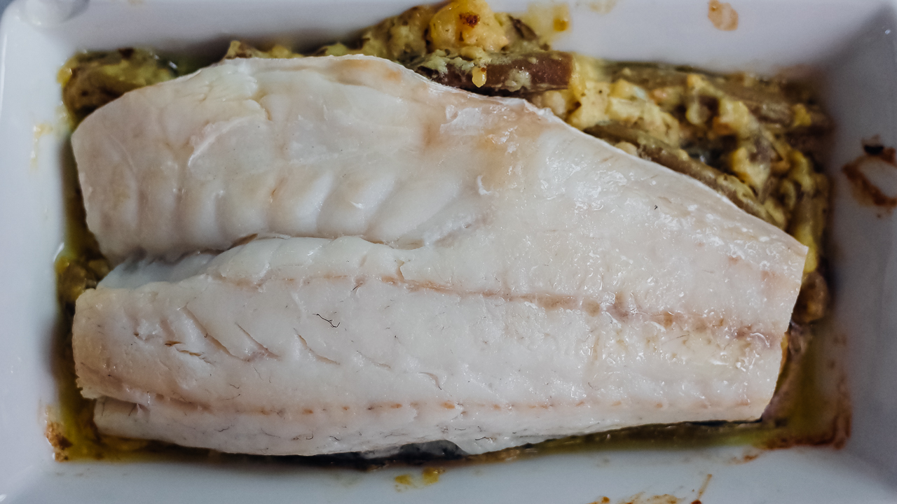 Aegean Airlines Business Class menu review Sea bass