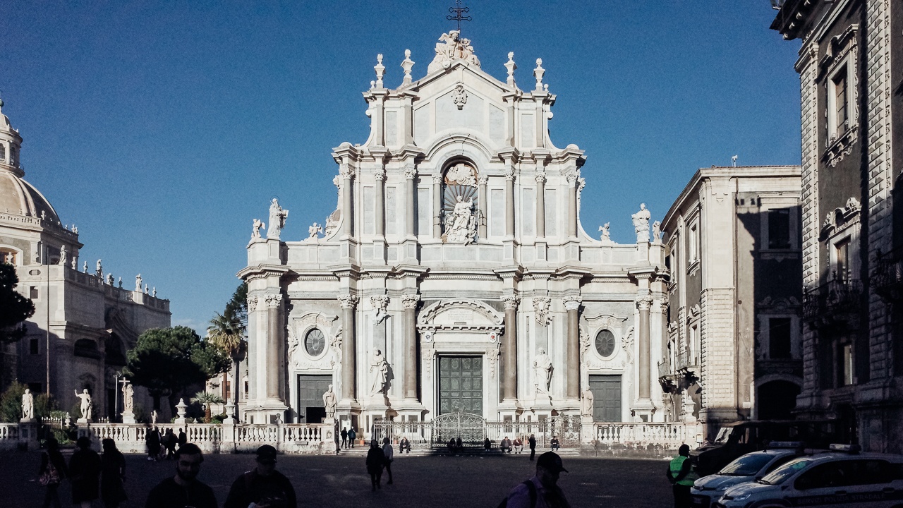 Catania square duomo di sant' agata