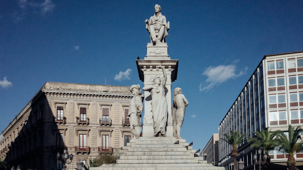 The Statue of Bellini Catania