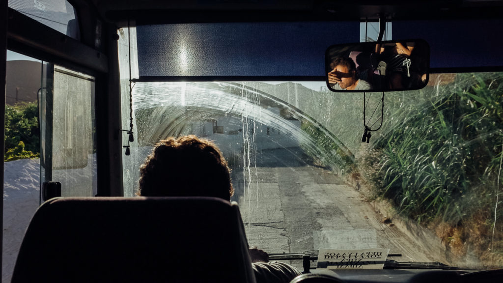 Bus in Astypalaia