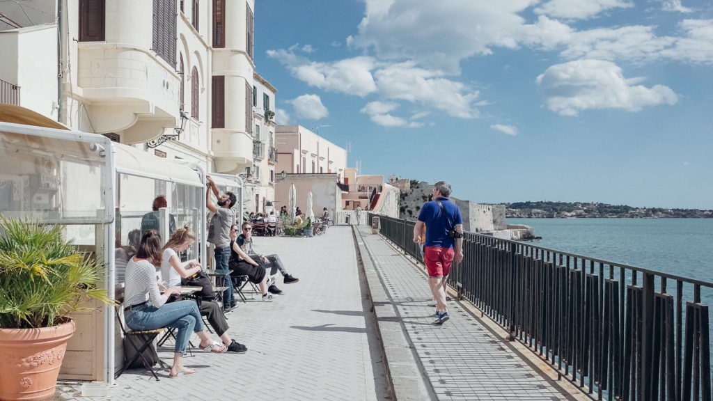 Travel Photography Across the lungomare of Syracuse