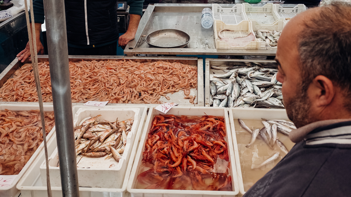 One year of travel blogging Catania fishmarket