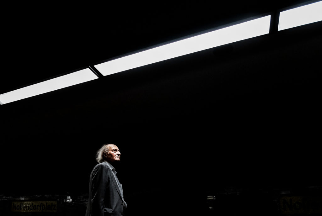 Street photography of light and shadow Berlin Nollendorf platz