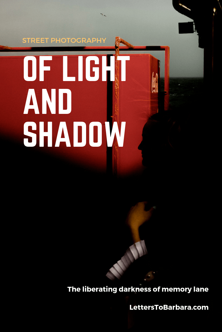 Street photography of light and shadow Pin