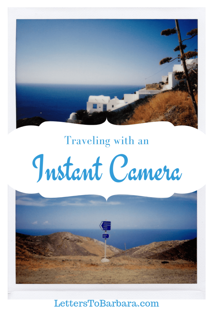 Traveling with an instant camera fuji instax Pin