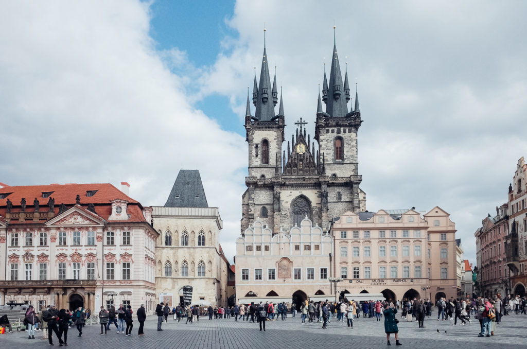 Old town of Prague Astronomical Clock Square