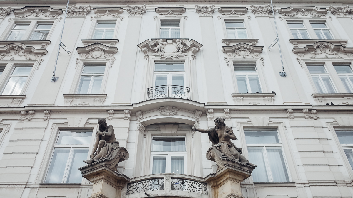 Kafka house close to Astronomical Clock in Prague