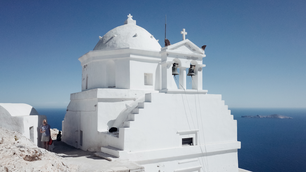 Kalamiotissa Monastery in Anafi
