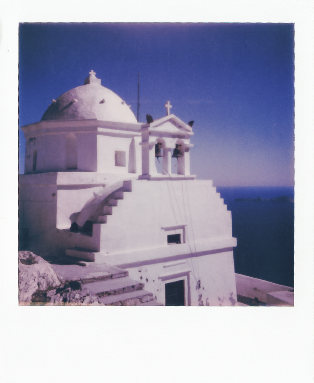 Kalamiotissa Monastery Polaroid Diaries: Anafi