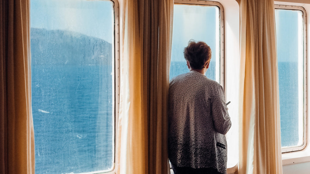 The lady and the sea