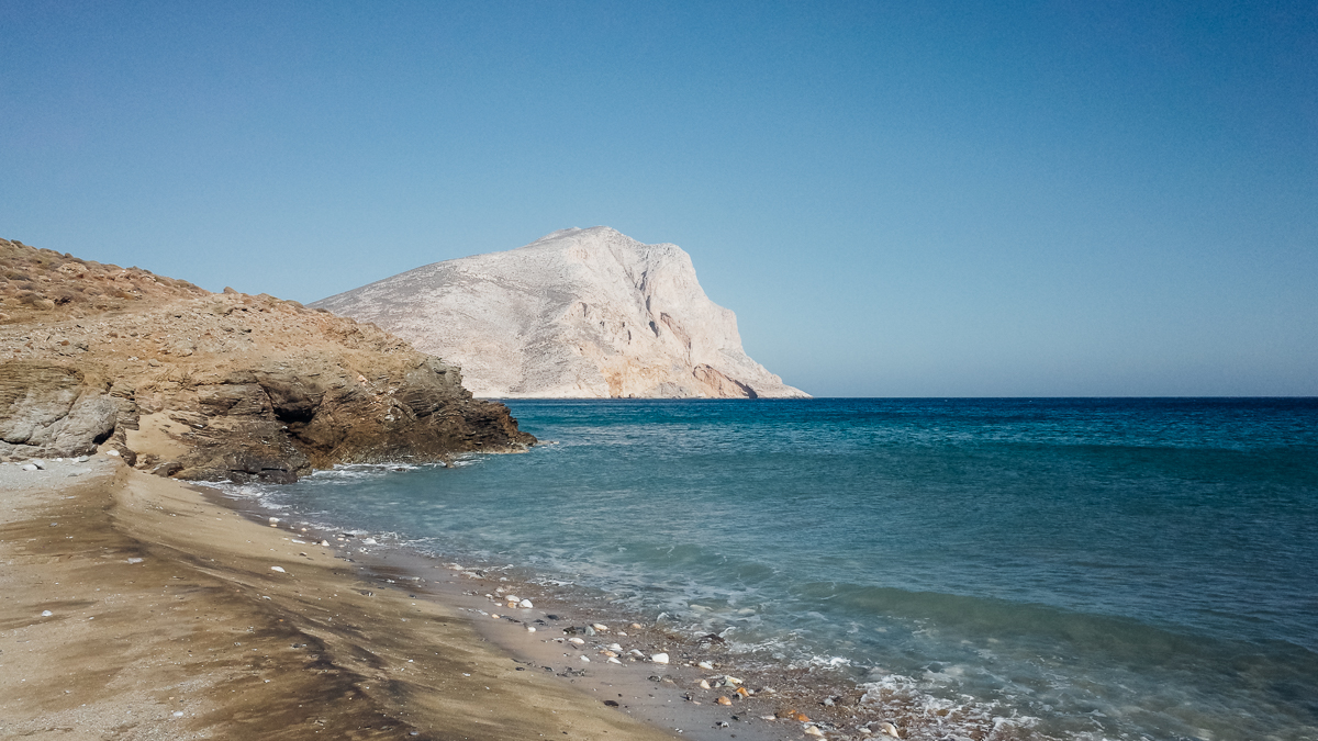 Travel & Street Photography recap 12 Anafi Monolith from Megas Potamos Beach