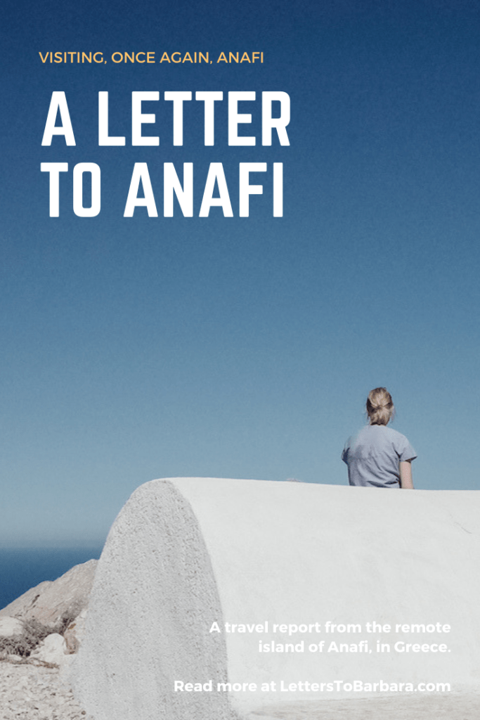 A letter to Anafi Pin