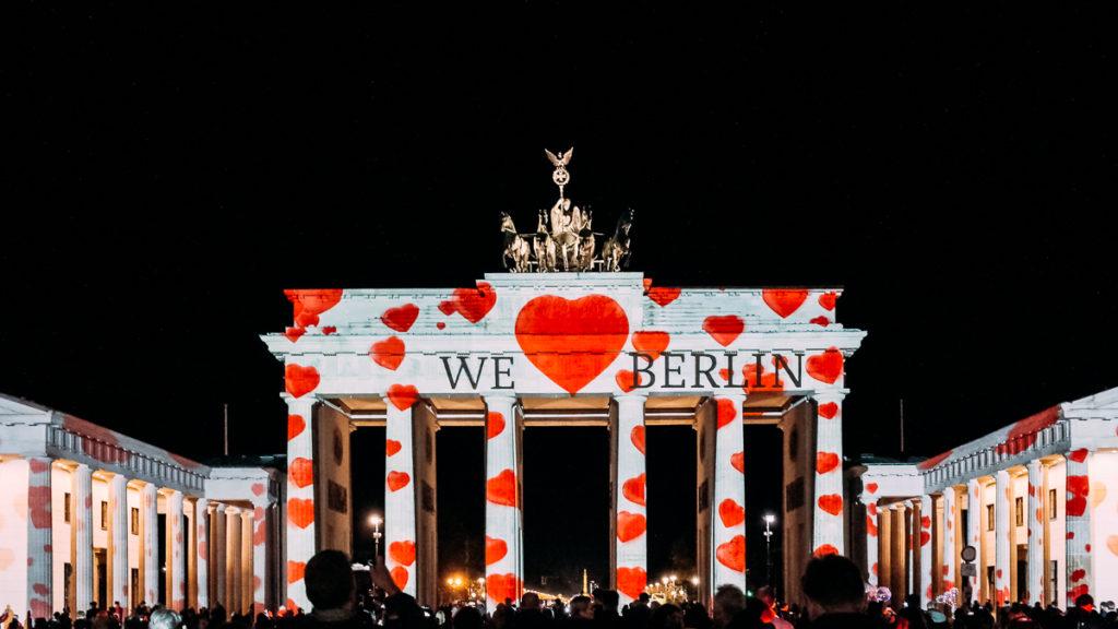 Berlin Festival of Lights 2019 Brandenburg Gate