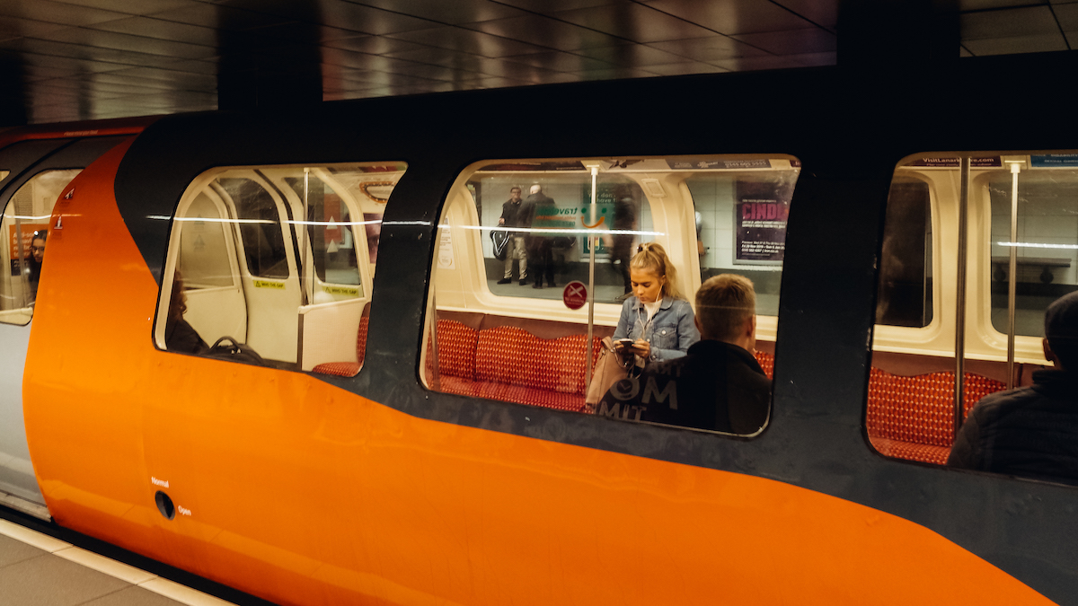 Glasgow metro Clockwork Orange