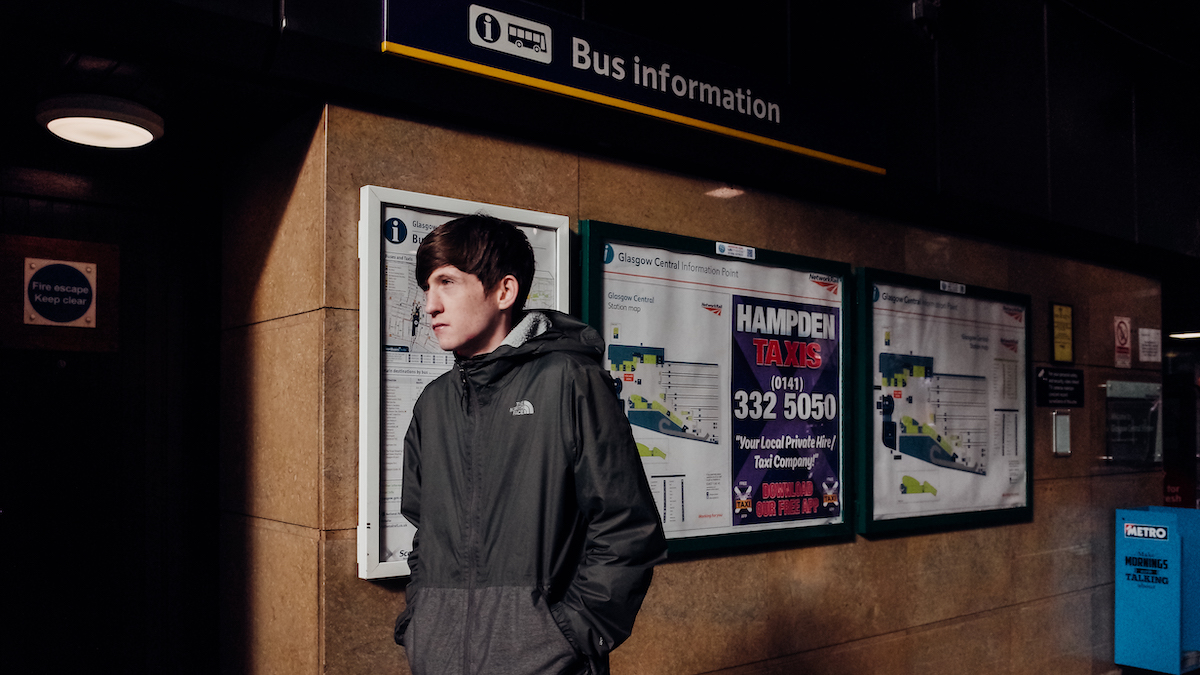 The Glaswegians Glasgow train station guy