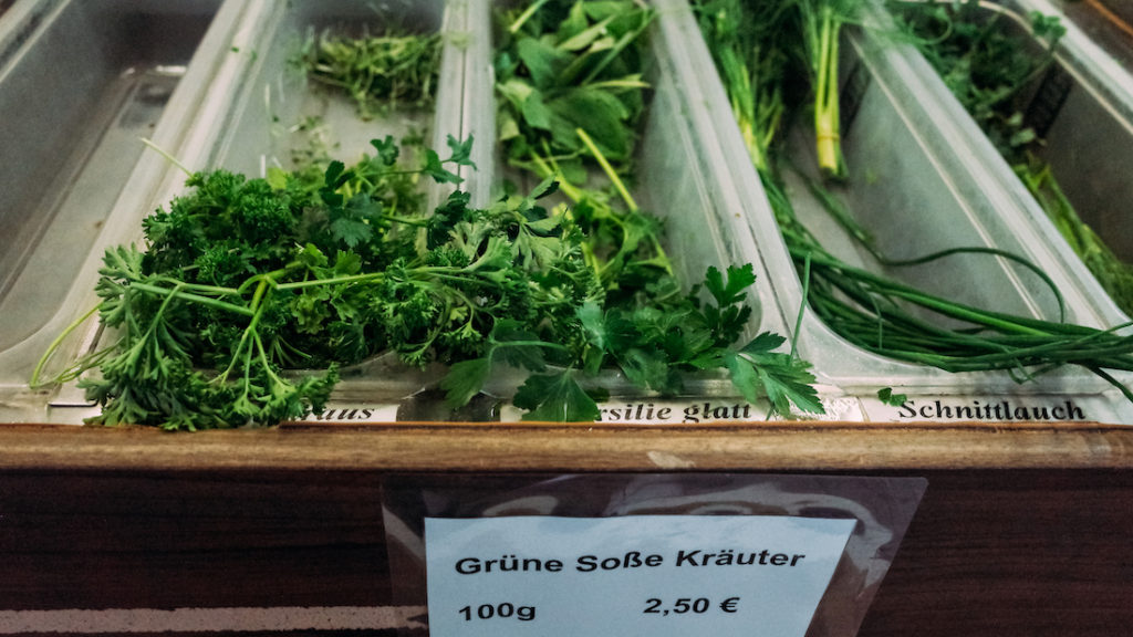 Herbs at Konstablerwache in Frankfurt