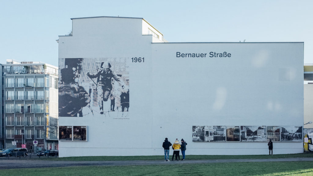 Bernauerstrasse Berlin Wall solo traveling Europe