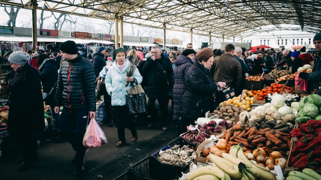 Privoz Market in Odessa