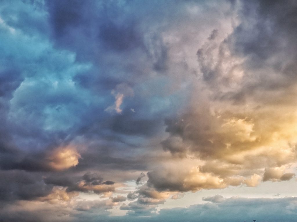 The sky over Athens