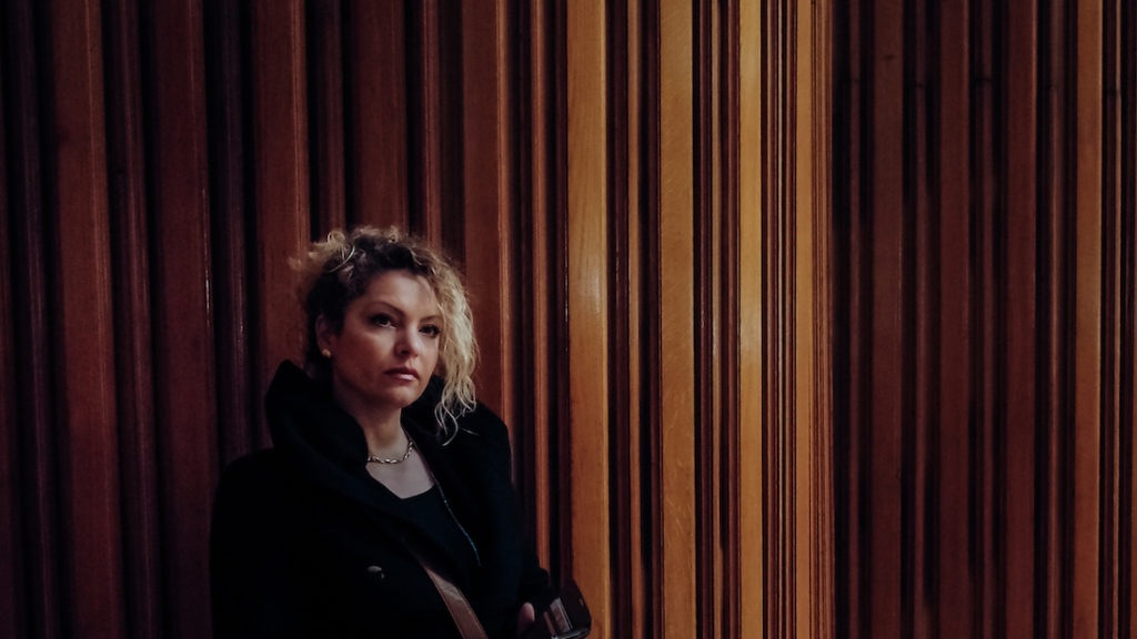 Woman at Parliamentary Palace