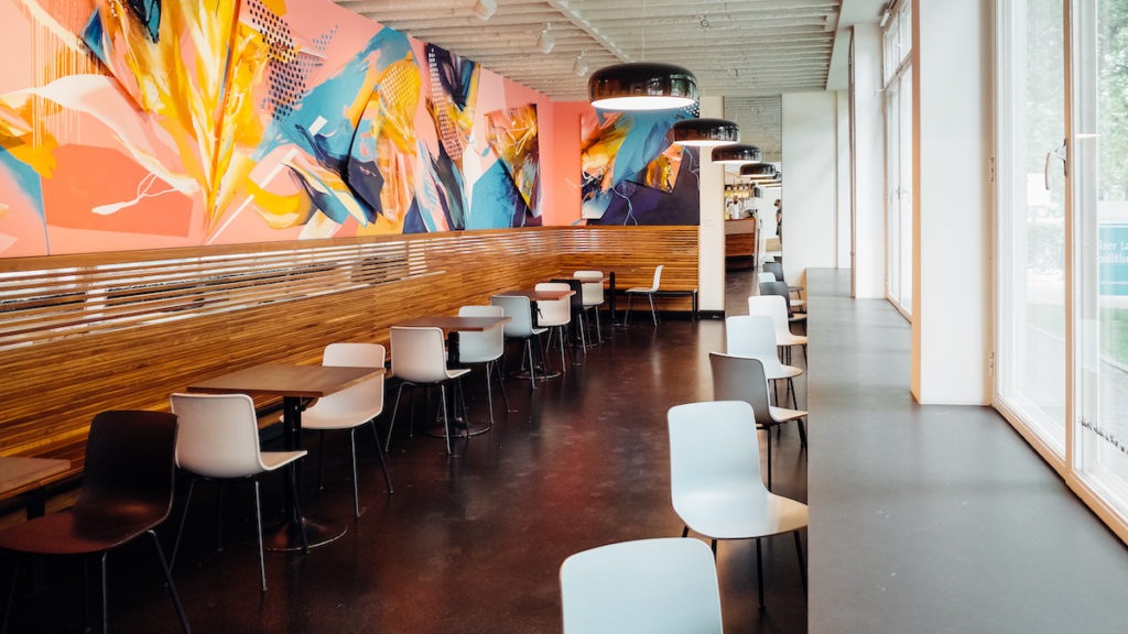 The cafe of c/o Berlin