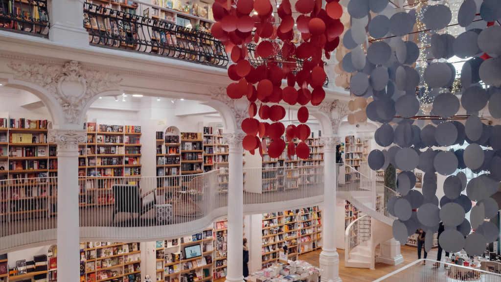 Beautiful bookstore romania
