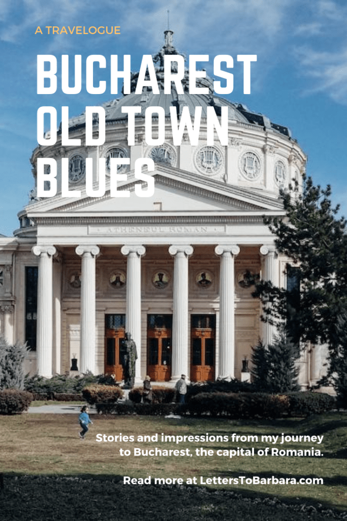 Bucharest Old town Blues Pin