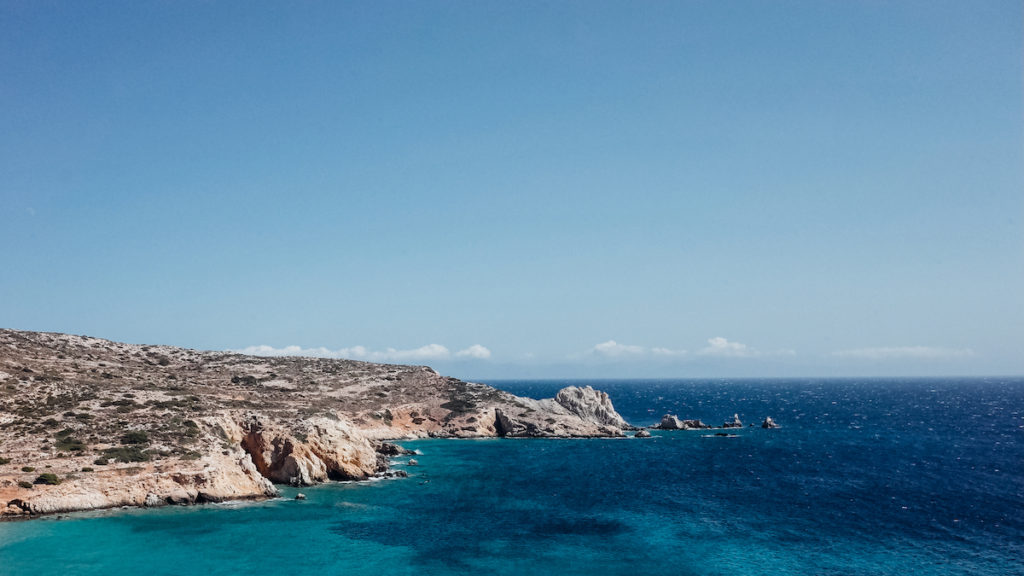Approaching Livadi Beach in Donoussa
