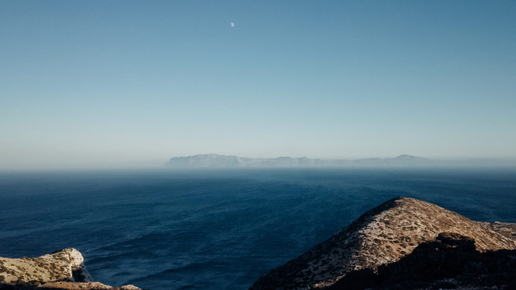 The view of Amorgos from Mersini, Donoussa
