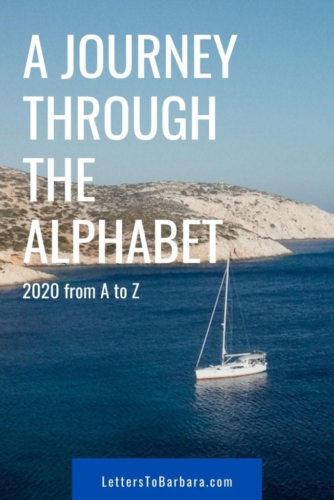 2020 as a journey through the alphabet - Recap 23 - Letters to Barbara