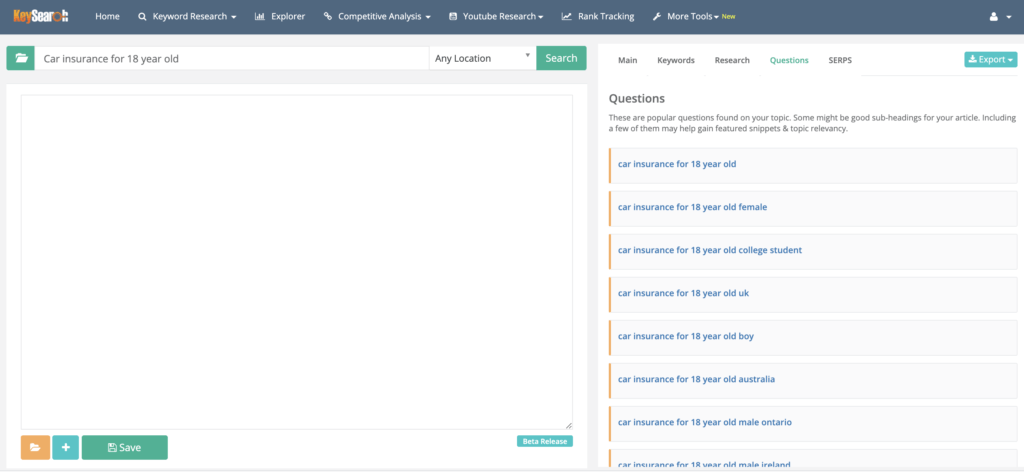 KeySearch Content Assistant 3