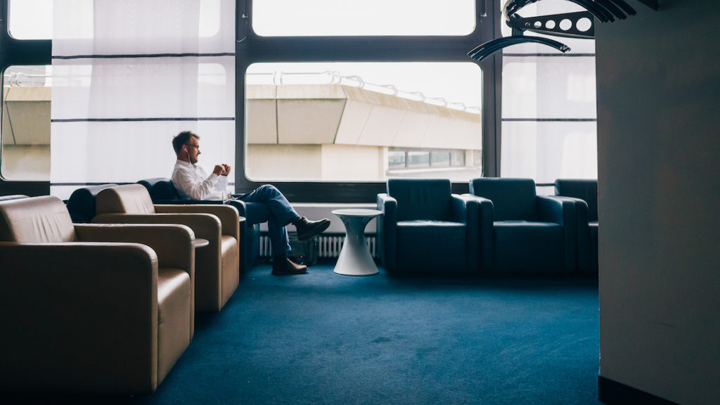 Business class lounge in TXL