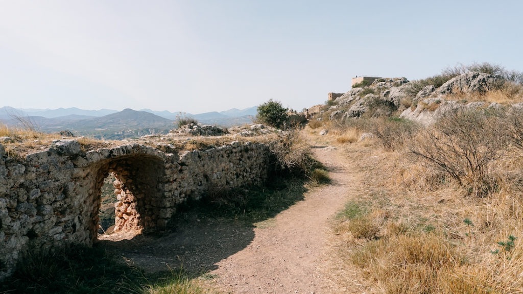 On the top Peloponnese castle