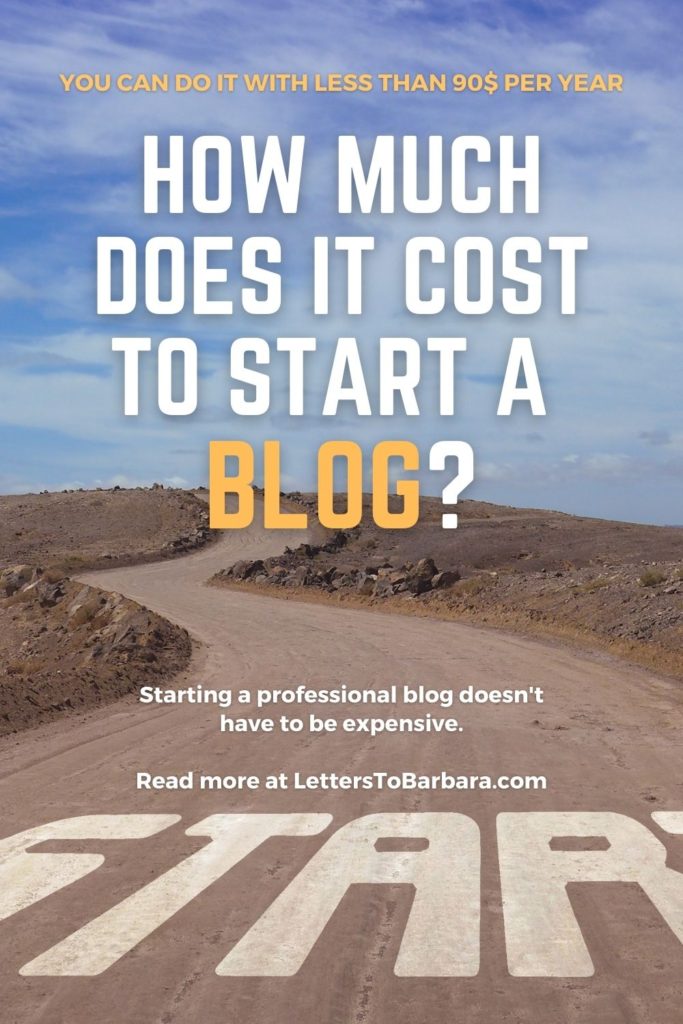 Cost to set up a blog Pin