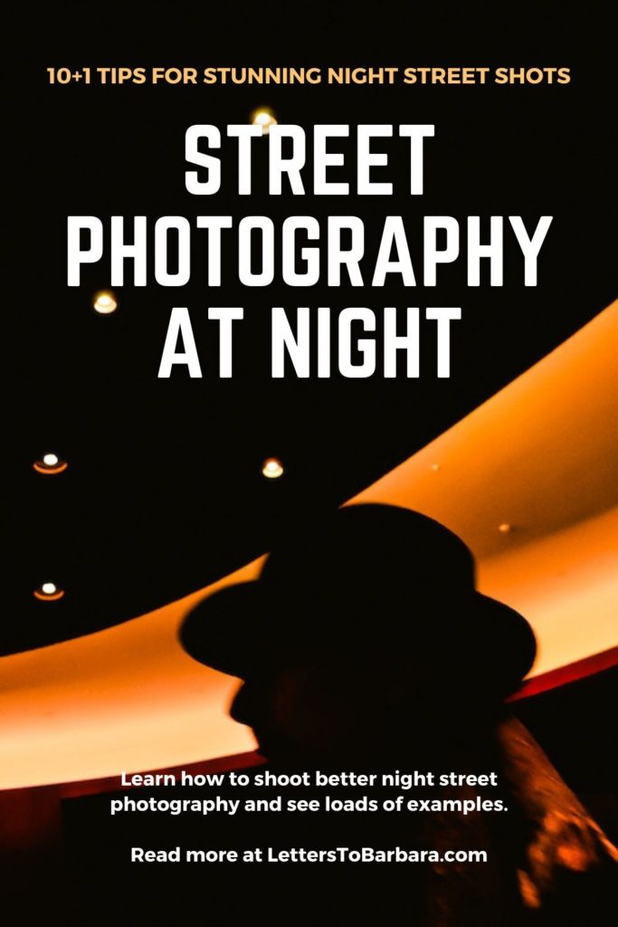 Street photography at night Pin