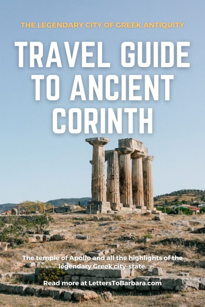 Travel guide to Ancient Corinth Pin