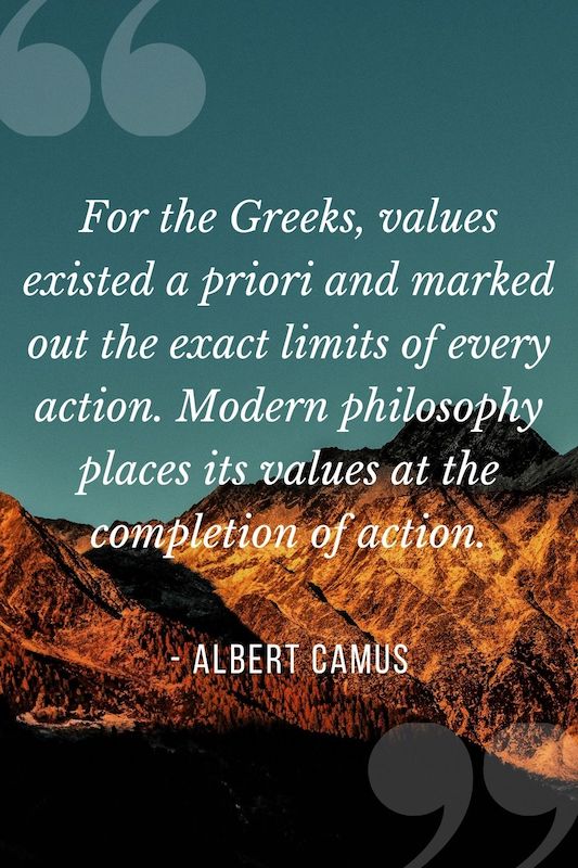 A quote about Greece by Albert Camus
