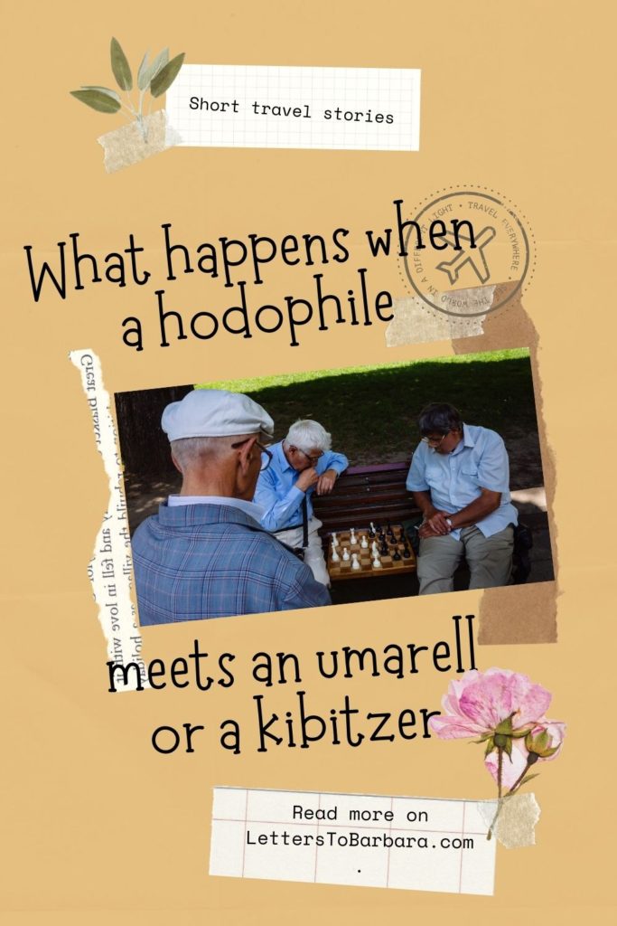 Hodophile Umarell Kibitzer Pin