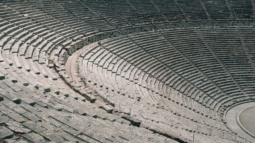 Ancient Theater of Epidaurus detail